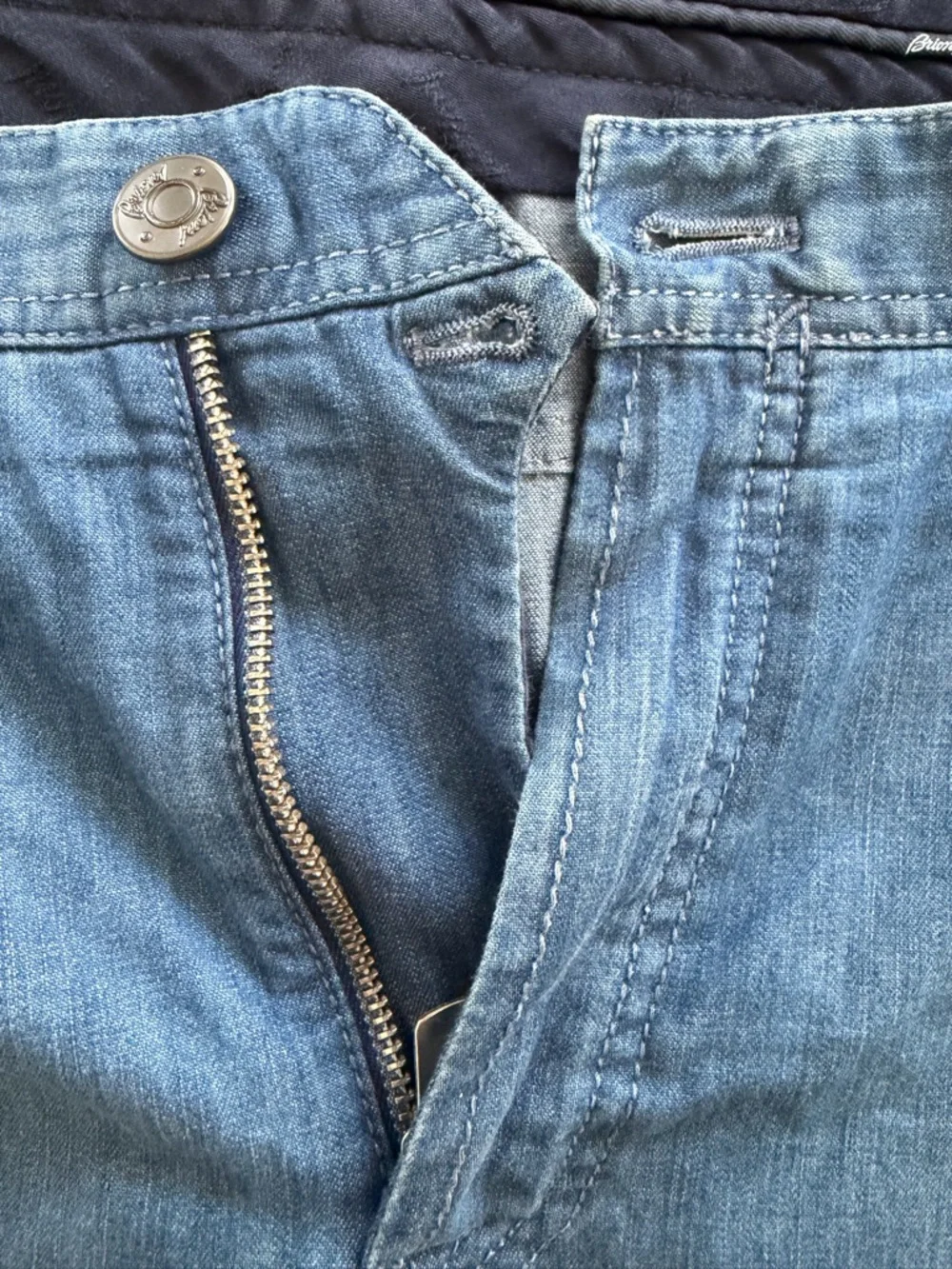 Brioni Light Blue Straight-Leg Men's Jeans